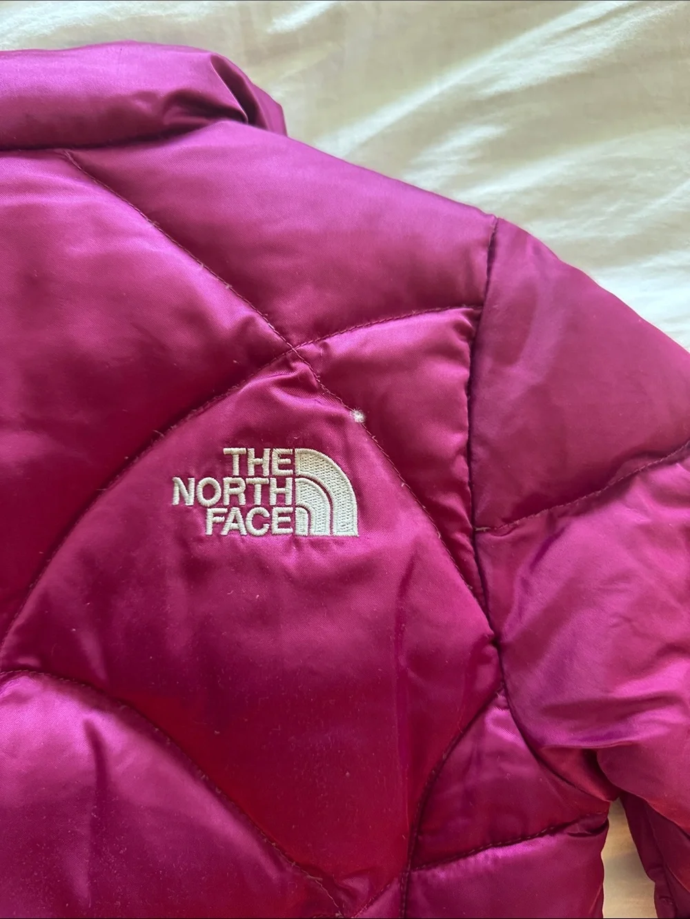 The North Face Pink Quilted 550 Insulated Jacket